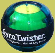 GyroTwister mit 15 Kg (!) Fliehkraft und 10.000 UpM.